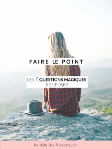 faire le point 2