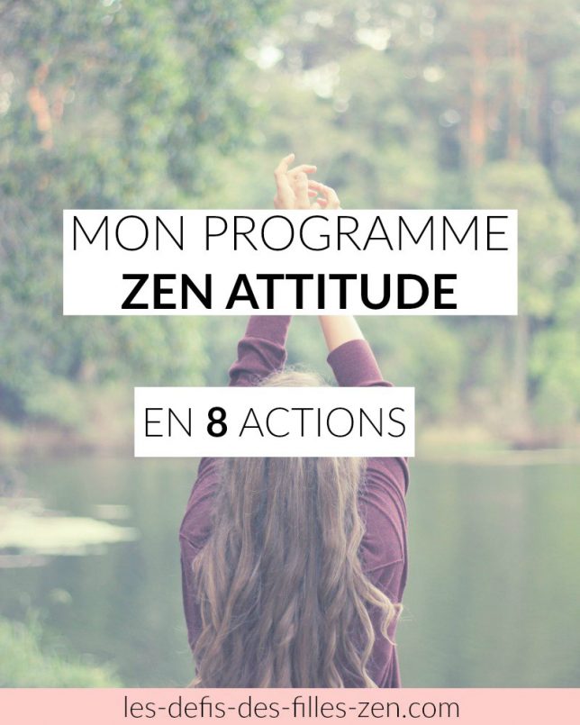 Zen attitude programme en 8 actions