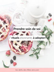 prendre soin de soi