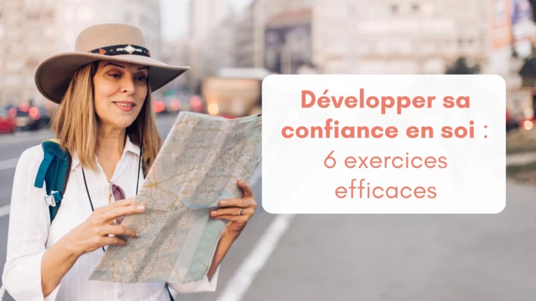 Une femme en tenue d'aventurière observe une carte pour s'orienter, incarne la confiance en soi