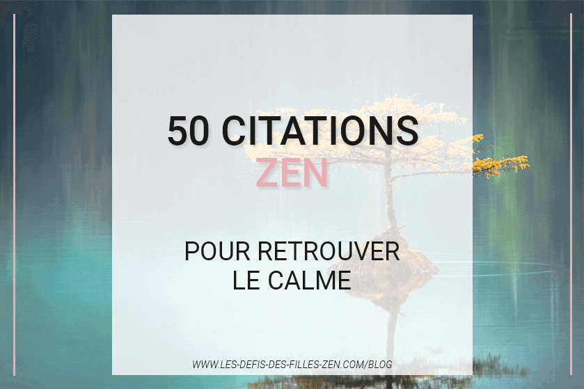 50 Citations Zen Pour Retrouver Le Calme Les Defis Des Filles Zen