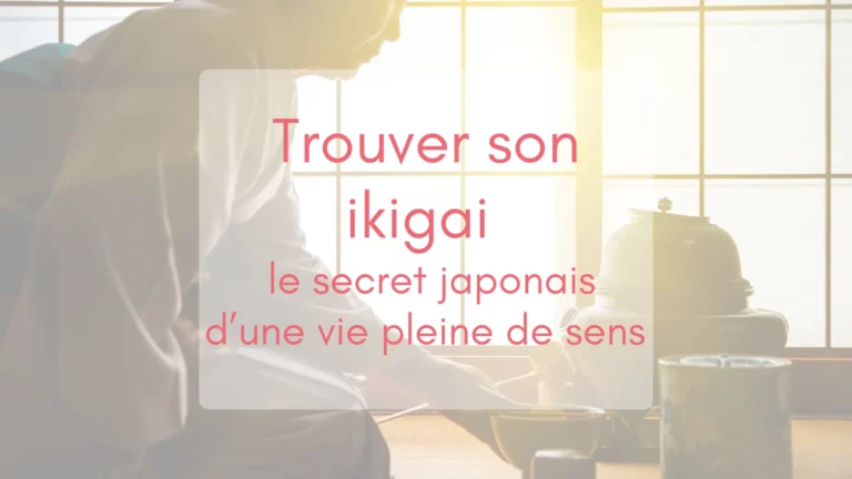 Une femme japonaise préparant le thé de façon traditionnelle, a trouvé son ikigai