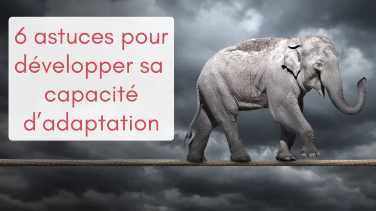 Un éléphant en équilibre sur une corde tendue, illustration de la capacité d'adaptation