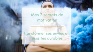 Femme athlétique au regard déterminé, illustration de l'article "Mes 7 secrets de motivation"