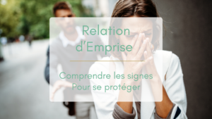 Une femme en pleurs, son compagnon confus la suit, illustration article"comment se libérer d'une relation d'emprise ?"