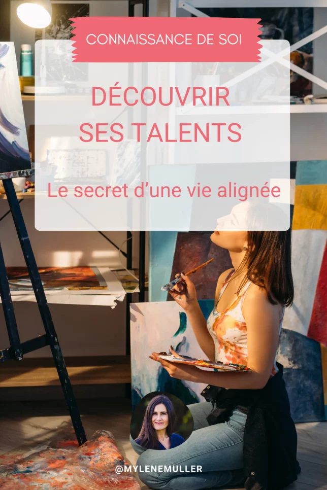 Femme dans un atelier en pleine création, symbolisant l'exploration de ses talents et la construction d'une vie épanouissante.